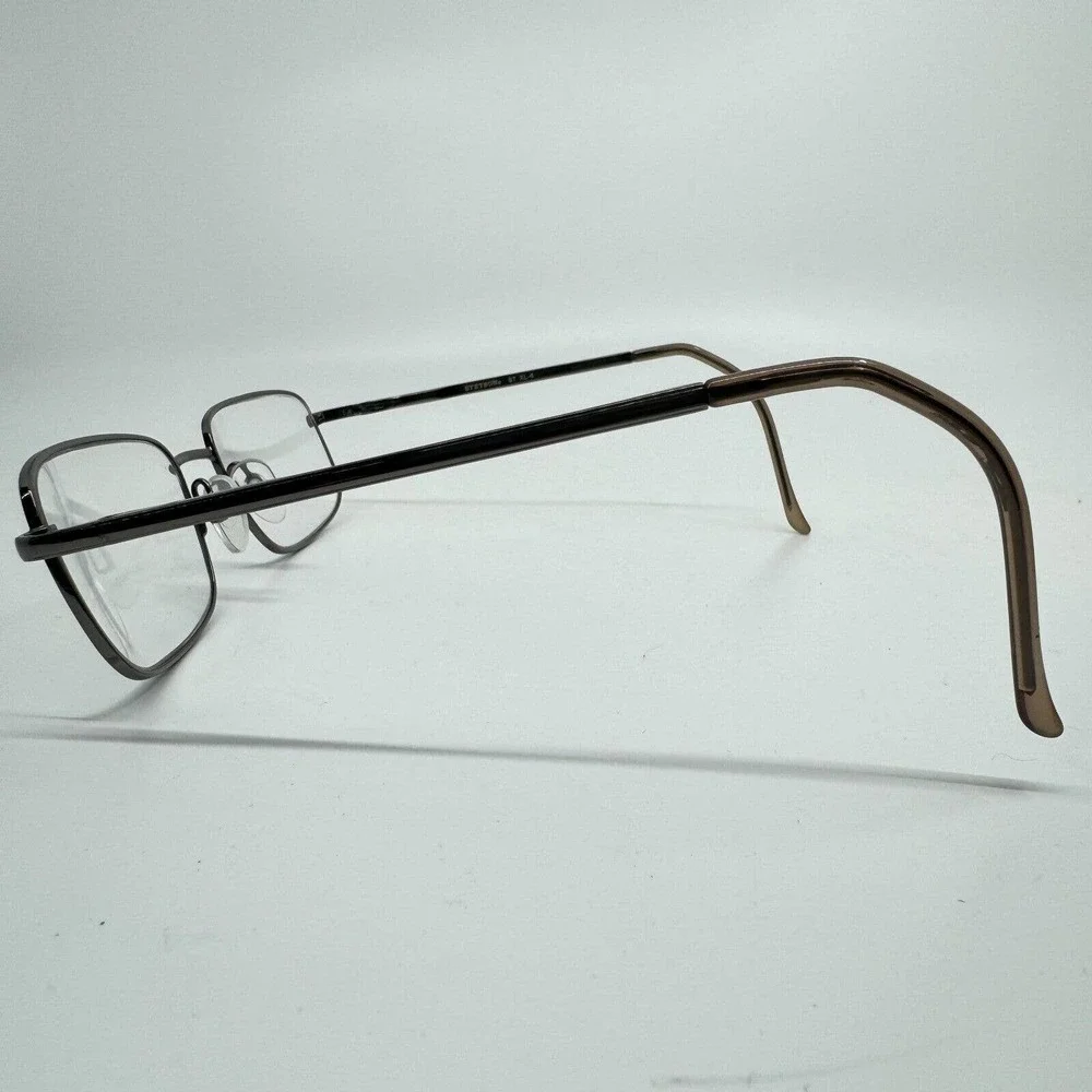 Stetson Eyeglasses Frames 285 ZYLOWARE 058 Brown Grey Rectangular 57-20‎ H9484